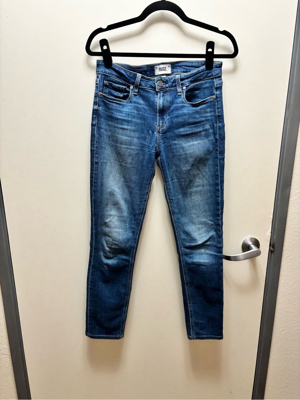 PAIGE Medium Blue Women’s Skinny Jeans